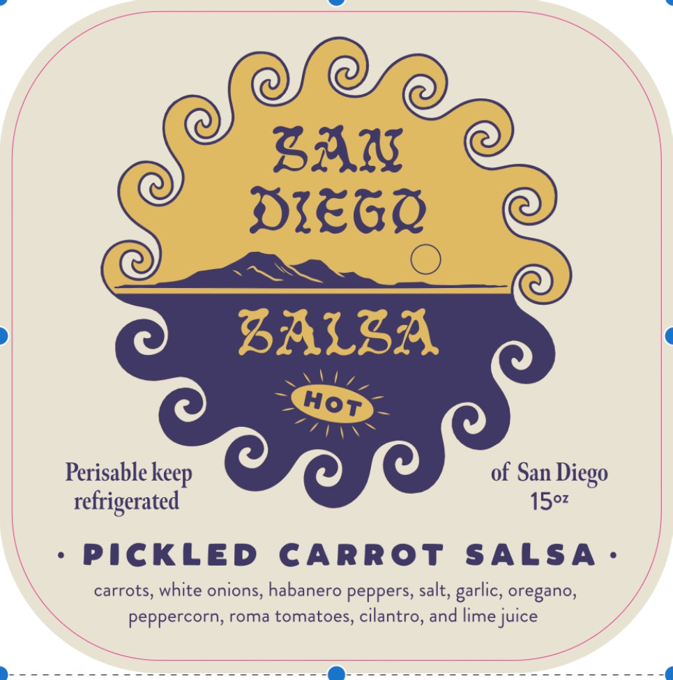 Pickled Carrot Salsa- Hot